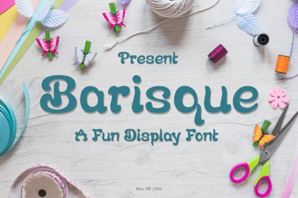 Barisque: A Display Font That Makes Handmade Products Unforgettable