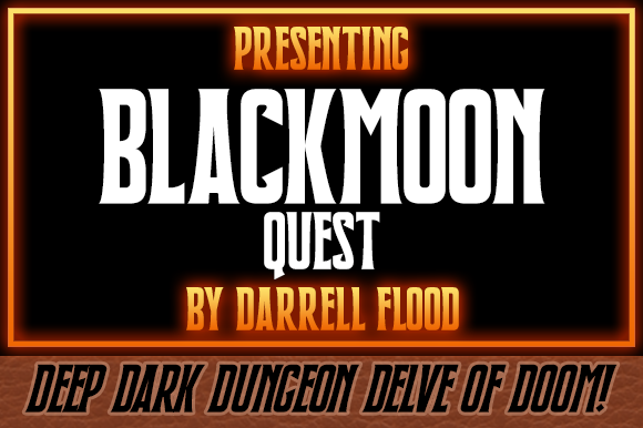 Blackmoon Quest: A Bold Display Font for Editorial Design