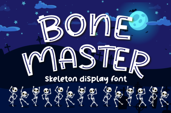 Bone Master: A Bold Display Font for Editorial Design