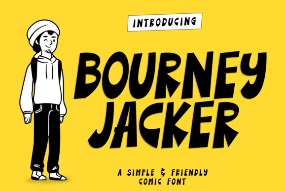 Bourney Jacker: A Display Font That Sharpens Campaign Messaging