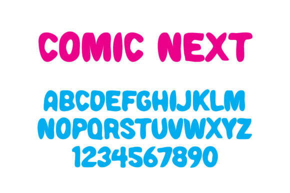 Comic Next: A Chunky Display Font That Makes Handmade Products Pop