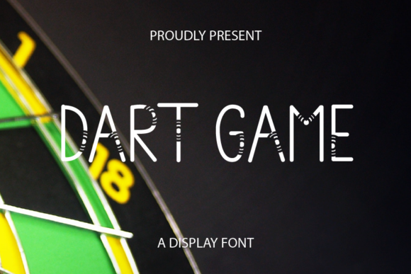 Dart Game: A Handcrafted Display Font for Clean Web Layouts