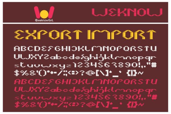 Export Import: A Bold Display Font for Editorial Impact