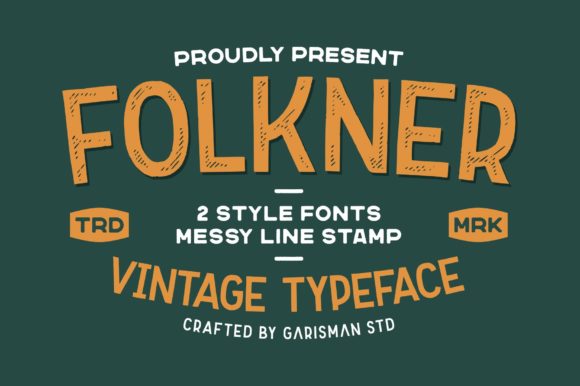 Folkner: A Bold Display Font for Striking Digital Designs