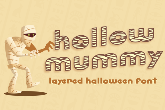 Hollow Mummy Font: A Bold Display Typeface for Makers