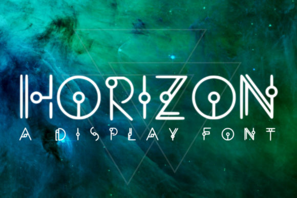 Horizon: A Geometric Display Font for Creative Makers