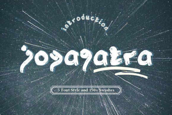Joyagatra: A Quirky Display Font for Memorable Branding
