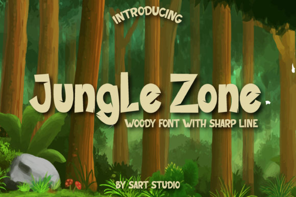 Jungle Zone: A Nature-Inspired Typeface for Digital Design