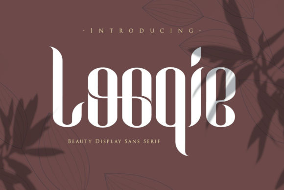 Looqie: The Elegant Display Font for Editorial Design