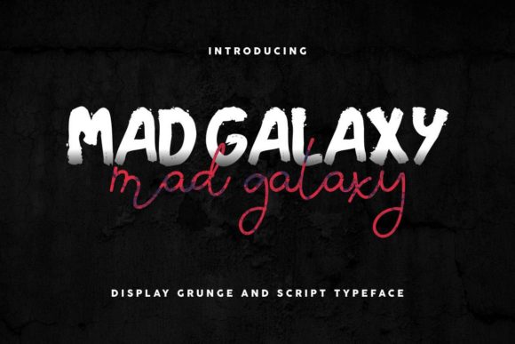 Mad Galaxy: A Duo Display Font for Standout Business Branding