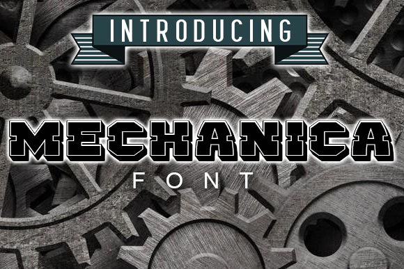Mechanica: A Display Font That Brings Abstract Energy to Brands