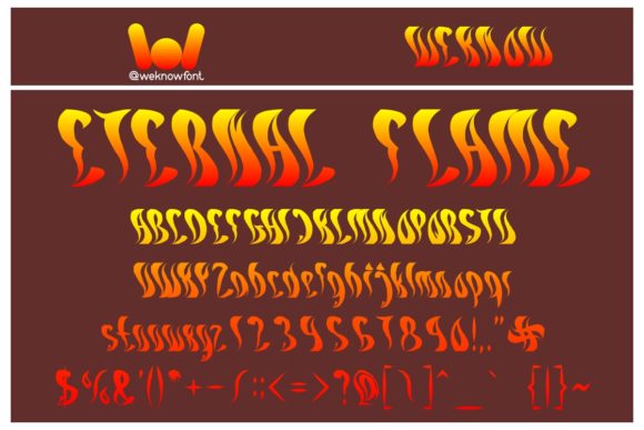 Meet Eternal Flame: A Friendly Display Font for Creators