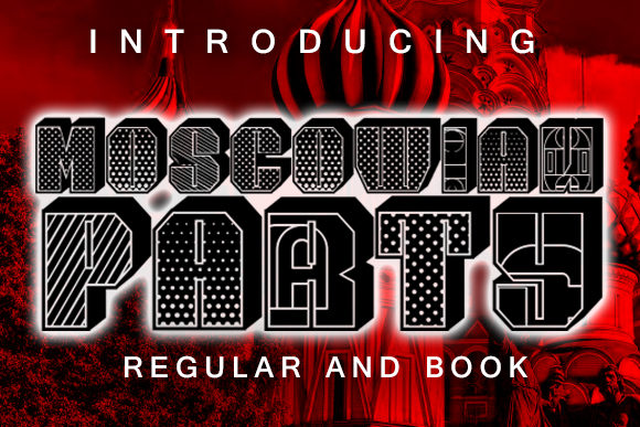 Moscowian Party Font: A Bold Display Typeface for Makers
