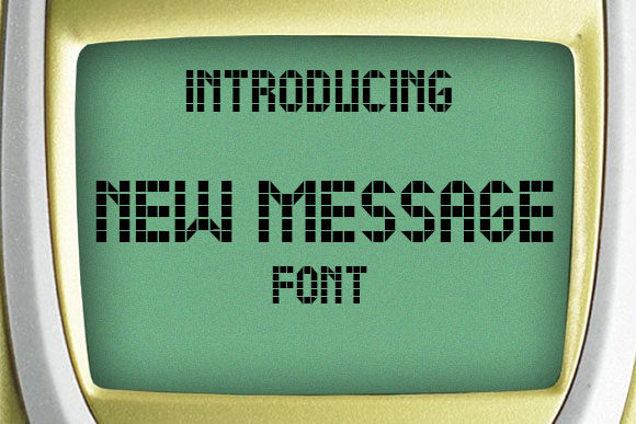 New Message: A Display Font That Speaks in Nuance