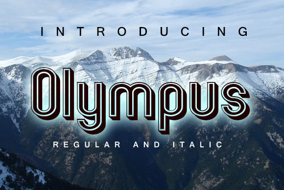 Olympus: A Bold Display Font for Small Business Branding