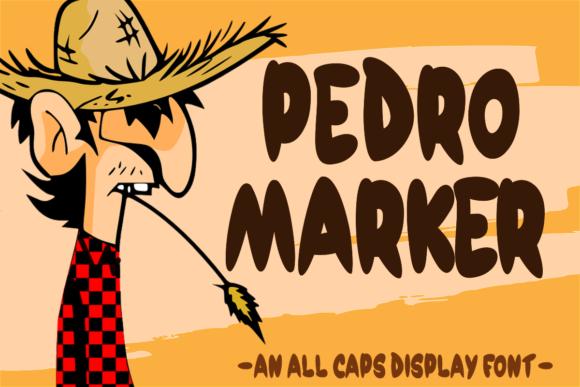 Pedro Marker: A Playful Display Font for Business Branding