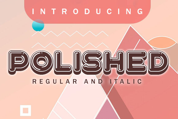 Polished: A Bold Display Font for Editorial Design