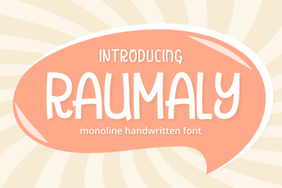 Raumaly: A Cute Display Font for Friendly Campaigns