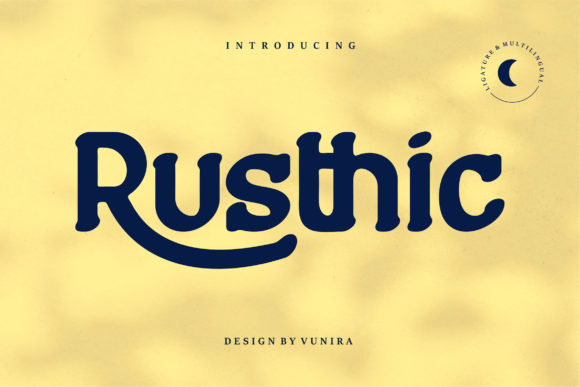 Rusthic: A Handcrafted Display Font for Bold Campaigns