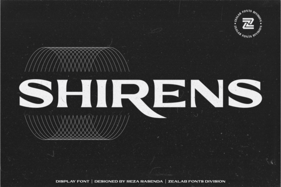 Shirens: A Bold Display Font for Editorial Design