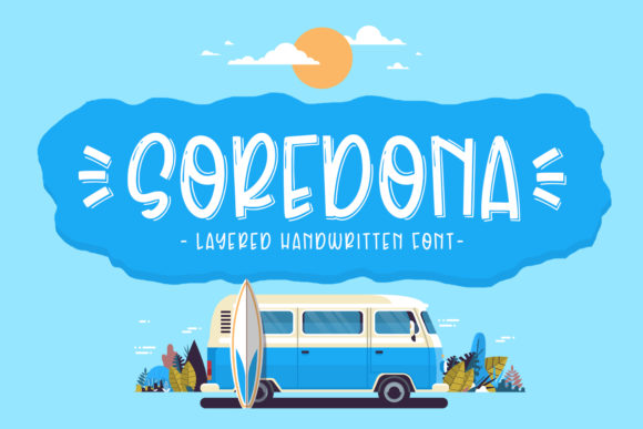 Soredona: A Sweet, Quirky Display Typeface for Marketers