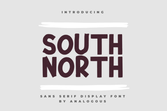 South North: A Bold Display Font That Elevates Handmade Products