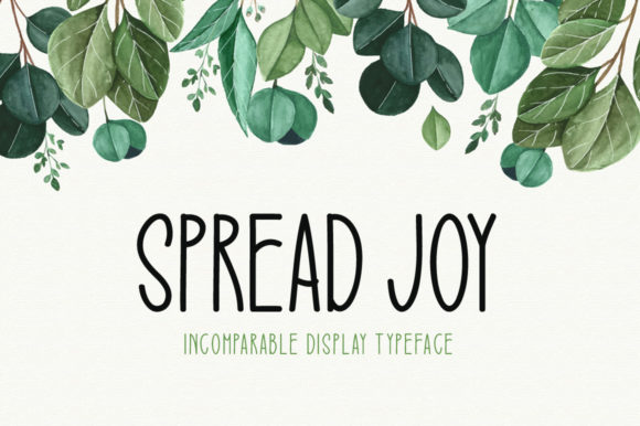 Spread Joy: The Display Font That Makes Campaigns Pop