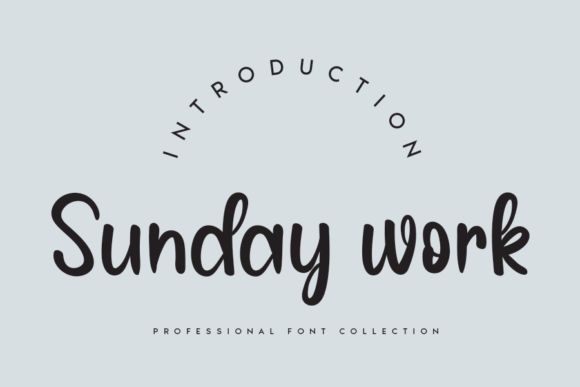 Sunday Work: A Display Font That Earns Its Keep