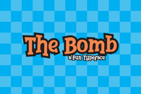 The Bomb: A Friendly Display Font for Editorial Design
